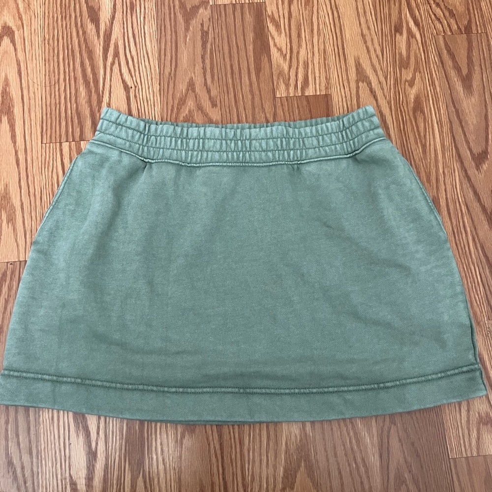 Aerie Olive Mini Skirt